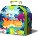 Dětské dřevěné puzzle 104 ks Mideer - Doba dinosaurů 4+