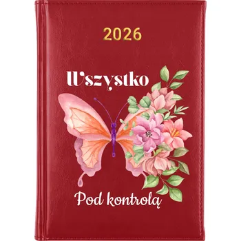 Kalendář Knižní kalendář 2026 A5 červený