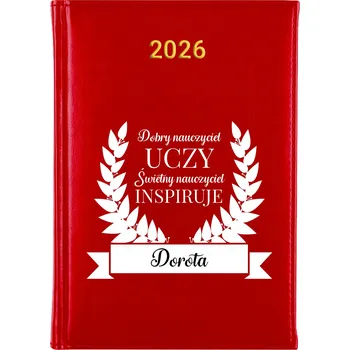 Kalendář Knižní kalendář 2026 A5 červený