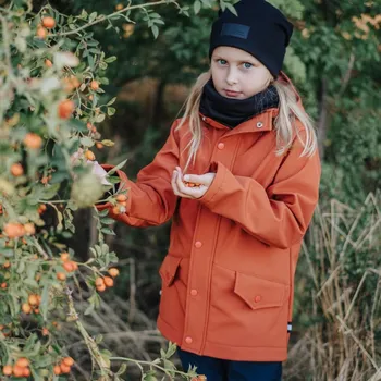 Dívčí bunda Terakota softshell bunda Velikost: 146/152