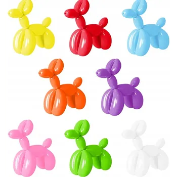 Balónky na modelování, mix barev, matné 50 Ks na NAROZENINY, animace