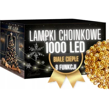 Vánoční světelný řetěz Vánoční osvětlení na stromeček YS 501 - 1000 světýlek