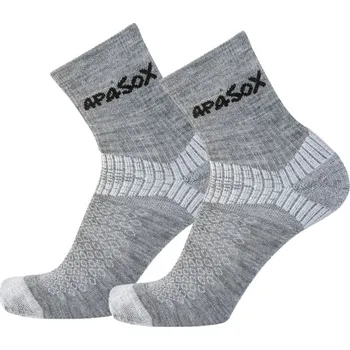 Pánské ponožky APASOX set MISTI šedý Velikost: 43-47