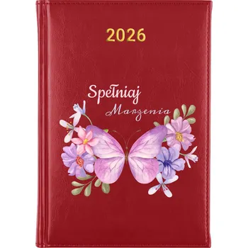 Kalendář Knižní kalendář 2026 A5 červený