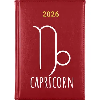 Kalendář Knižní kalendář 2026 A5 červený