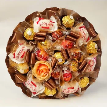 umělá květina Ateliér Confetti Kytice s bonbóny - Eliška