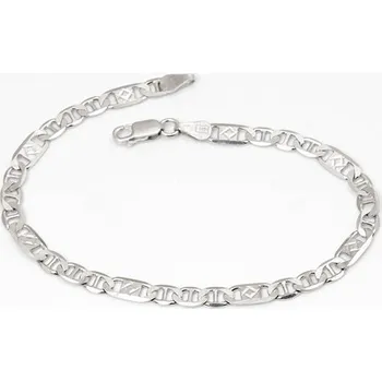 Náramek Stříbrný náramek figaro marina 22 cm 70751F