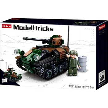 ostatní stavebnice Stavebnice Sluban Model Bricks Malý Tank M38-B0750