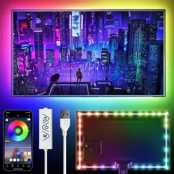 LED páska LED pásek RGB USB podsvícení TV BLUETOOTH 4M regulace jasu barevný