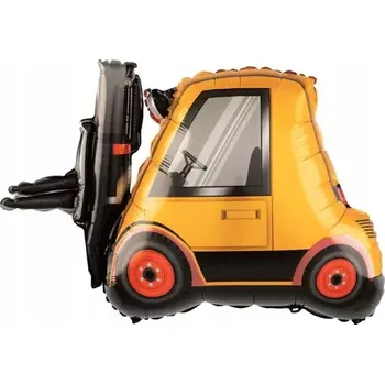 Balónek Fóliový balónek PartyPal Vysokozdvižný vozík 79 cm x 53 cm, vícebarevný