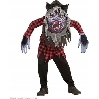 Karnevalový kostým KOSTÝM VLKODLAK VLKODLAKA WEREWOLF HALLOWEEN 158