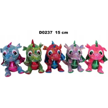 plyšák Drak "Krakov" lesklý 15 cm MIX /Sun-Day