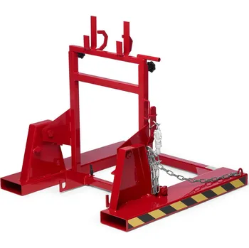 Popelnice Vyklápěč popelnic s objemem 120 a 240 litrů, pro vidlice VZV, červený