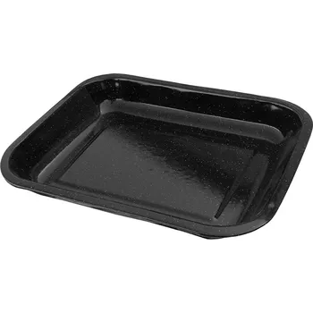 Nádoba na pečení Toro Plech na pečení smalt 38 x 31 x 5,5 cm, L, černá