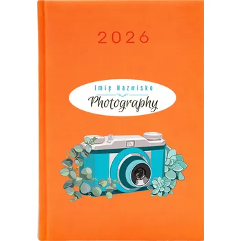 Kalendář Knižkový kalendář 2026 A5 oranžový