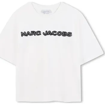 Dětské bavlněné tričko Marc Jacobs béžová barva, s potiskem, W60644 W60644.156 01X, vel. 156