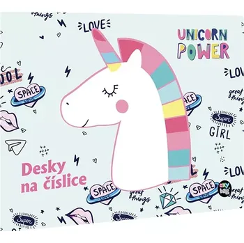 desky na sešit DESKY NA ČÍSLICE UNICORN