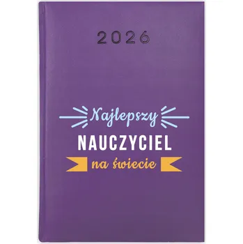 Kalendář Knihový kalendář 2026 A5 fialový