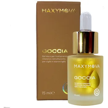 Péče o řasy a obočí Maxymova Goccia „Keratin Gold“ – sérum na řasy a obočí 15 ml