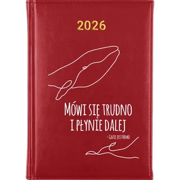 Kalendář Knižní kalendář 2026 A5 červený