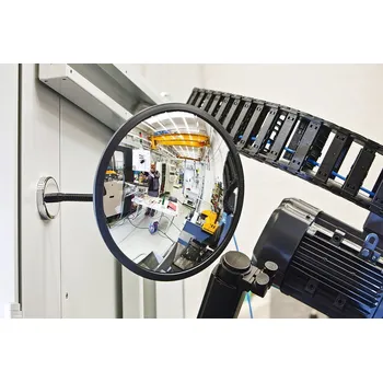 Bezpečnostní zrcadlo Kulaté zrcadlo s magnetickým držákem typ 450, průměr 450 mm