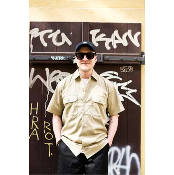 Pánská košile Dickies WORK SHIRT SS REC KH Velikost: XS