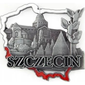 Obraz Štětín konturový Magnet na ledničku