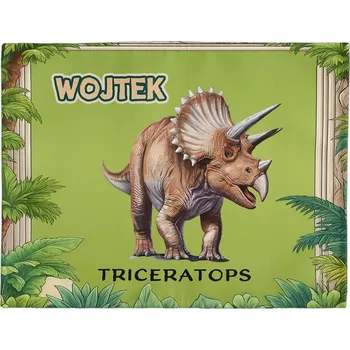 prostírání Prostírání na stůl Dinosauři T-Rex + jméno dítěte