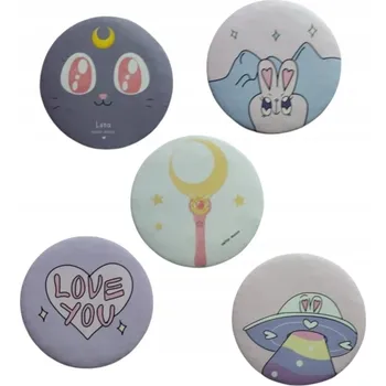 Kosmetické zrcátko KAPESNÍ ZRCÁTKO KULATÉ S POHÁDKOVÝM MOTIVEM DO BATOHU KABELKY MIX