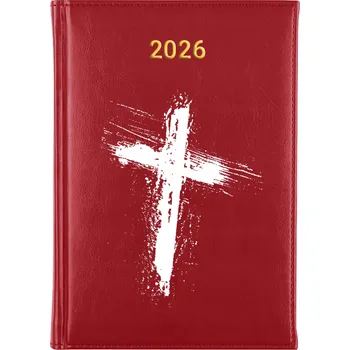 Kalendář Knižní kalendář 2026 A5 červený