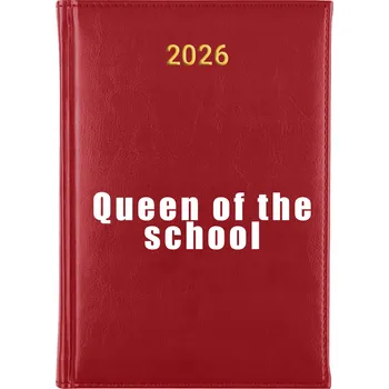 Kalendář Knižní kalendář 2026 A5 červený