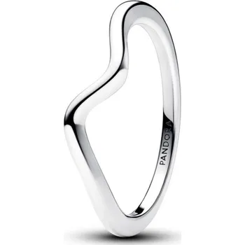 Prsten Pandora Vlnitý stříbrný prsten Timeless 193095C00 58 mm + 2 měsíce na vrácení zboží
