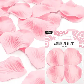 Obraz KONFETY RŮŽOVÉ OKVĚTNÍ LÍSTKY SVATEBNÍ DEKORACE SVATBA SVATÉ PŘIJÍMÁNÍ ks