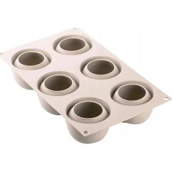 Forma na pečení Forma na sušenky SilikoMart 18 x 29,5 cm, průměr 7 cm