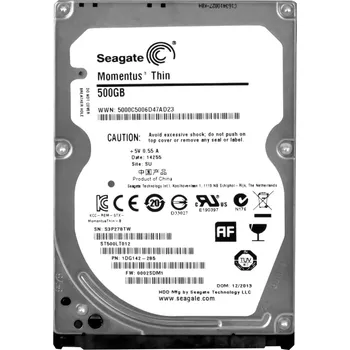 Interní pevný disk HDD disk Seagate Notebook Thin Momentus Thin 500GB ST500LT012 SATA II 2,5"