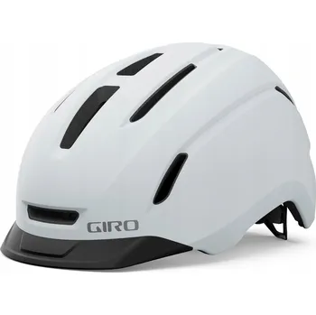 Cyklistická přilba Městská helma GIRO CADEN II LED matte chalk