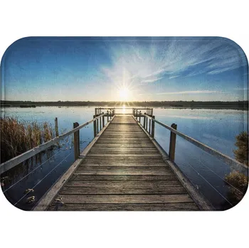 Koupelnová předložka KOUPELNOVÁ PŘEDLOŽKA PROTISKLUZOVÁ RYCHLESCHNOUCÍ OBDÉLNÍKOVÁ 40x60 MATA