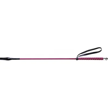 Jezdecký bičík WHIP & GO Bič skokový Points Whip&Go, 65 cm, burgundy Délka: 65 cm