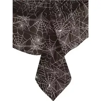 Jednorázový ubrus Party ubrus Pavučina černá