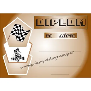 Čtyřkolky diplom A4 č.66
