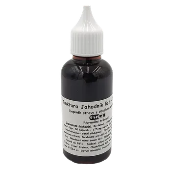 Doplněk stravy STEZA - Tinktura Jahodník list - FORTE 3x 50 ml. (Tinktura Jahodník)