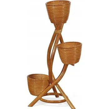 Květináč Držák Na Květináč Coral k95 ratan přírodní koňak RattaNeo