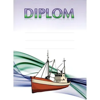 Loď diplom A4 č.3