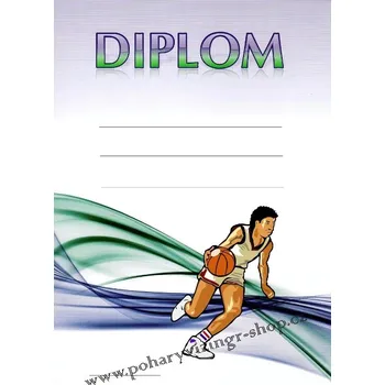 VIZINGR Basketbal diplom A4 č.10