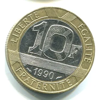 FRANCIE. 10 francs 1990.