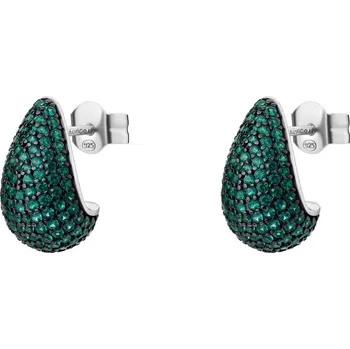 Souprava šperků Stříbrné náušnice Brosway Fancy Life Green FLG120