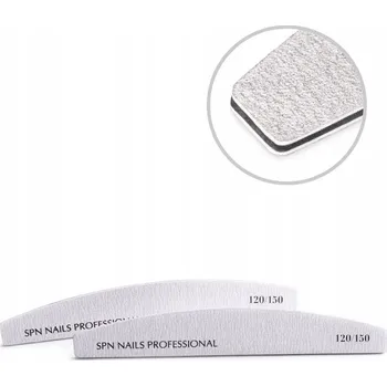 Pilník na nehty SPN Nails , tvar lodičky 120/150