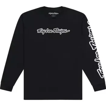Troy Lee Designs Signature triko s dlouhým rukávem Black vel. XL