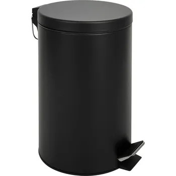 Odpadkový koš Toro Pedálový odpadkový koš 20 l, 29,2 x 45 cm, L, černá