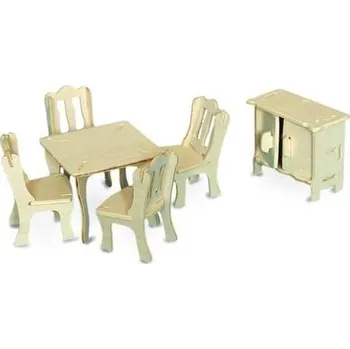 3D puzzle WOODEN TOY , WCK 3D puzzle Jídelna